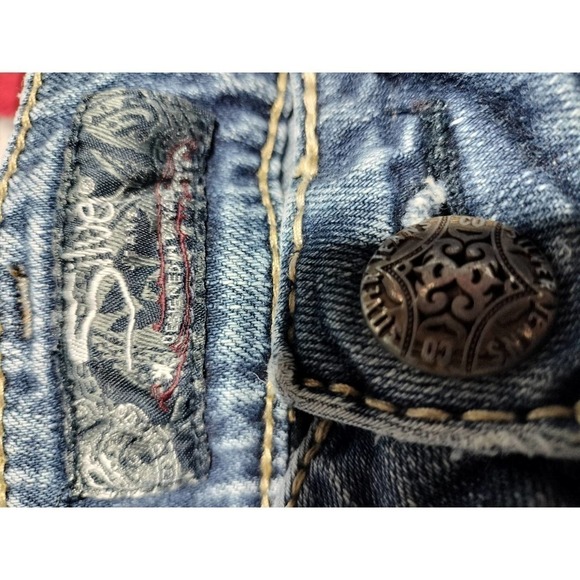 Silver McKenzie Jeans woman size 8 jean size 29/32 - Picture 6 of 7